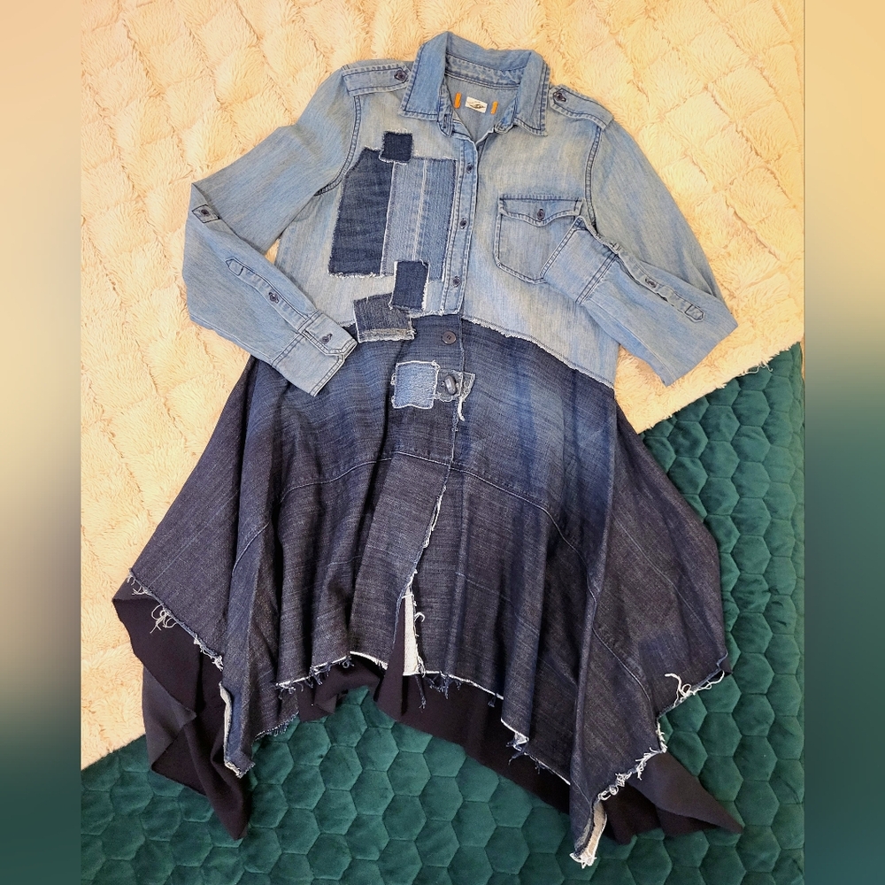 Broken Ghost Denim Dress